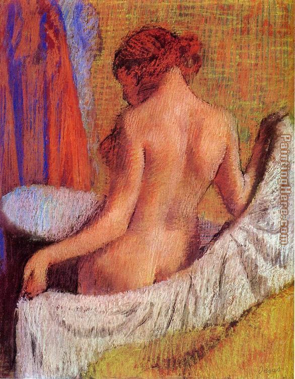 After the Bath VIII painting - Edgar Degas After the Bath VIII art painting